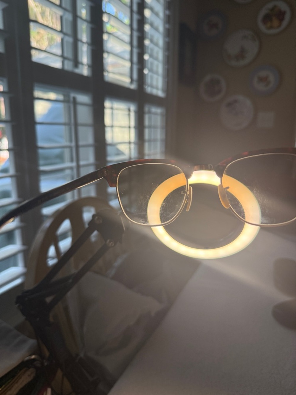 Ray-Ban Clubmaster Sunglasses in Tortoise and Gold with Gradient Green Lenses - Picture 10 of 10